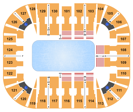 EagleBank Arena Disney On Ice Seating Chart
